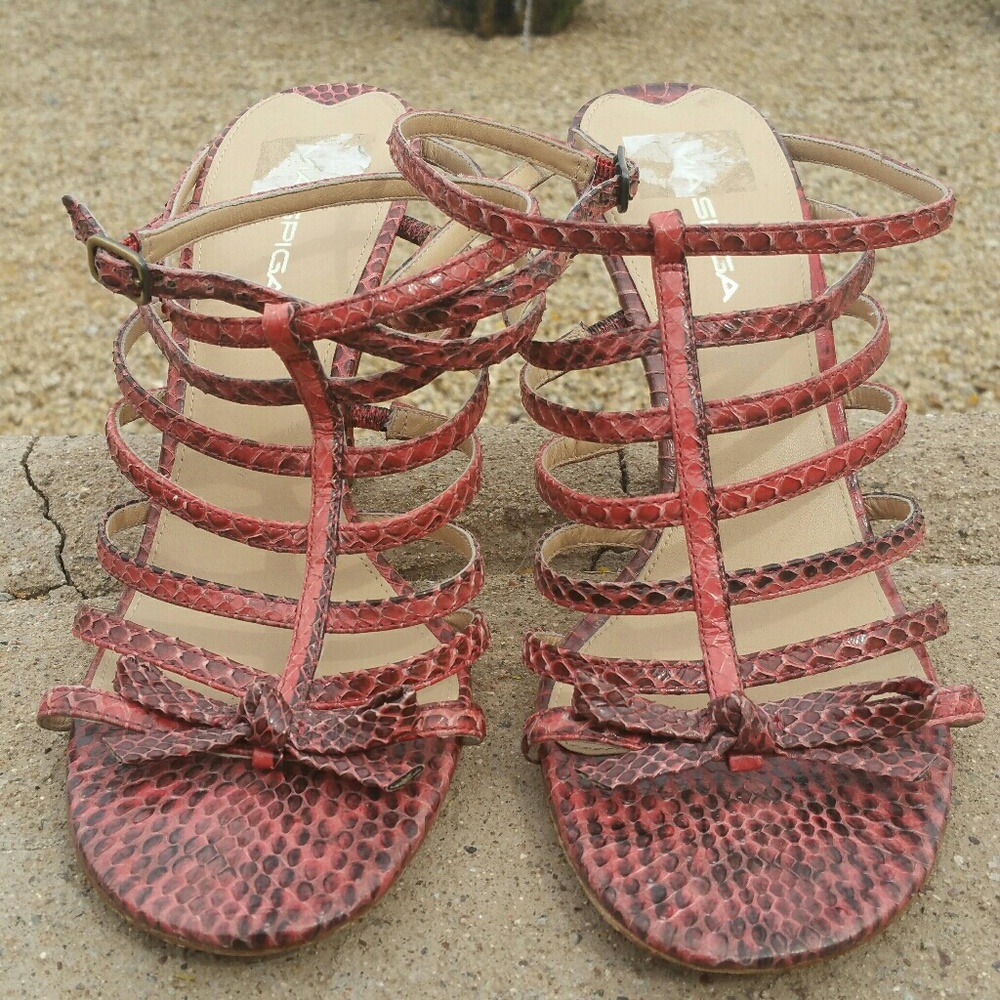 ViA SpiGa sNaKesKin sAnDaLs. DeSiGn iN ItAly - Picture 3 of 10